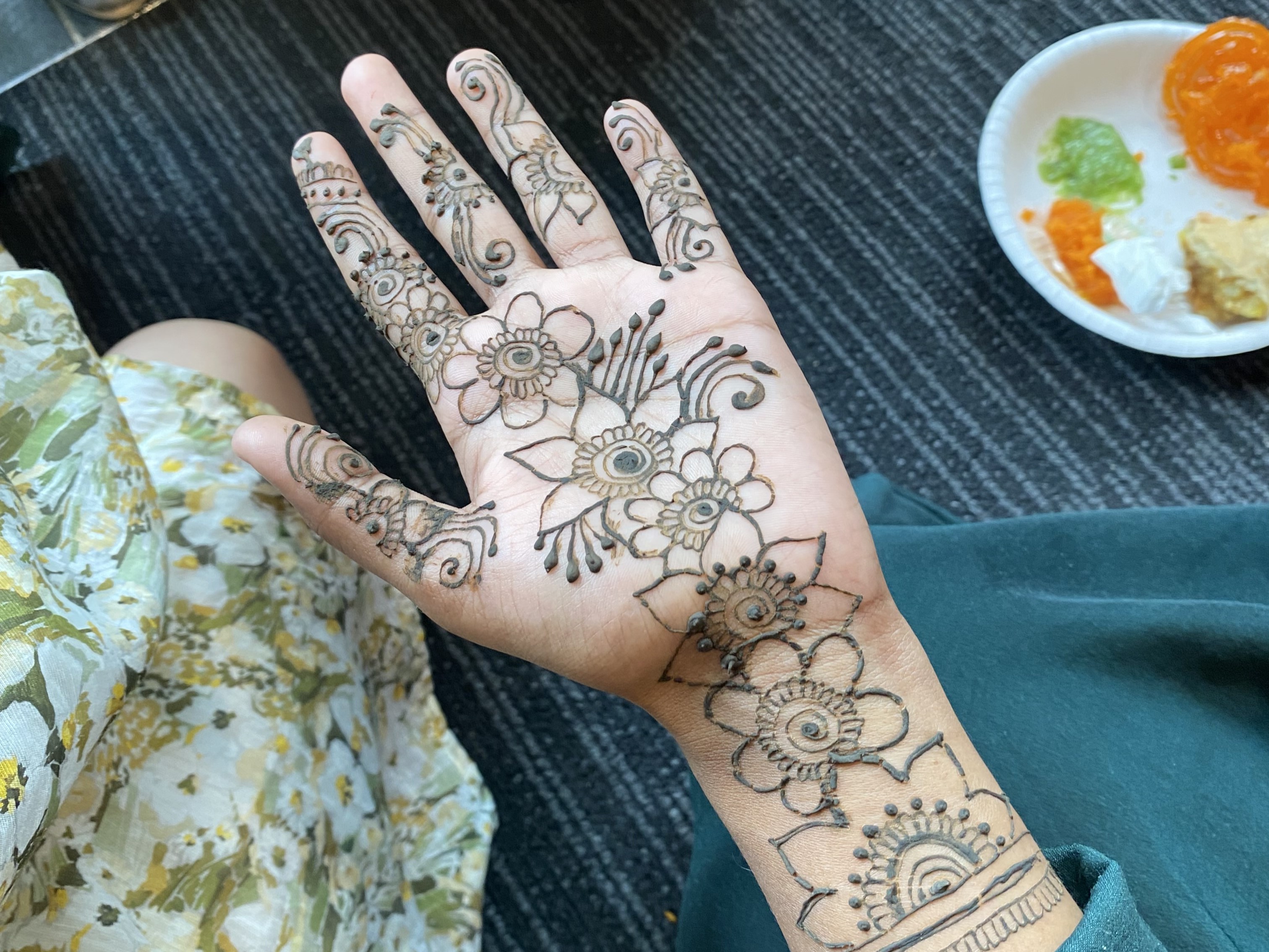 Diwali henna at Wintec Te Pukenga