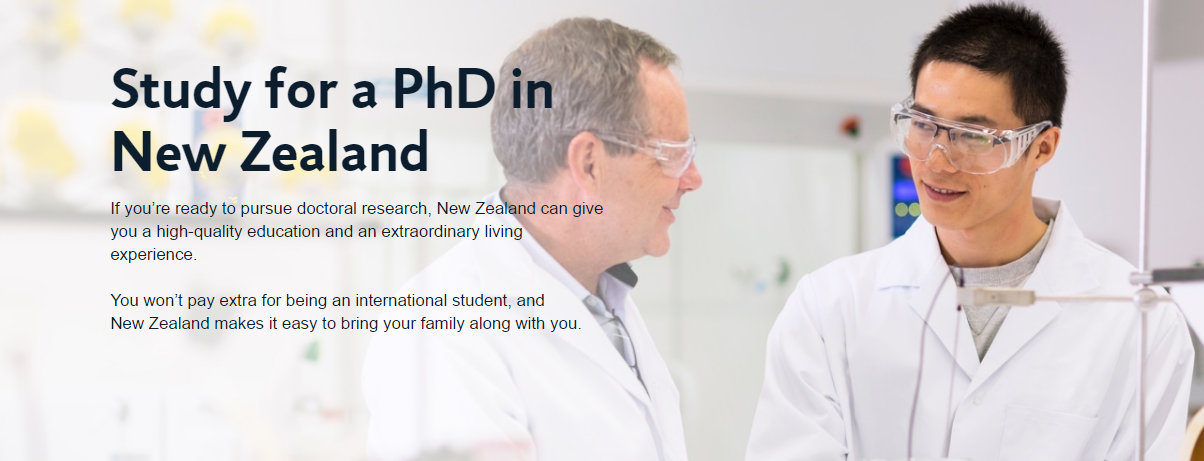 how to do a phd in new zealand